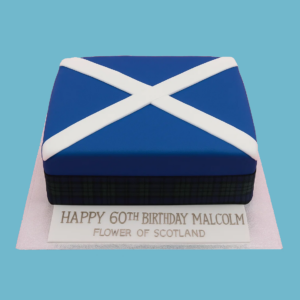 Scotland Flag Cake
