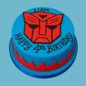 Transformers Autobot Cake
