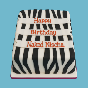 Zebra Stripe Cake
