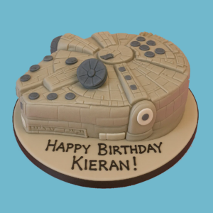 Millennium Falcon Cake