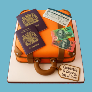 Travel Suitcase Cake