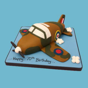 Spitfire Aeroplane Cake