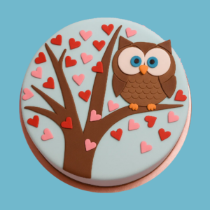 Owl on Branch Cake