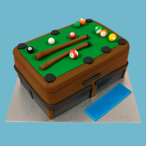 Snooker Table Cake