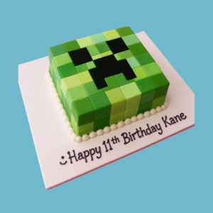 Minecraft Creeper Cake