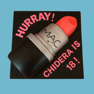 MAC Lipstick Cake