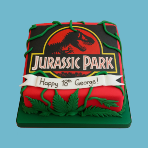 Jurassic Park Cake