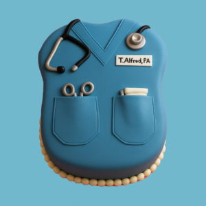 Surgeons Scrubs Cake