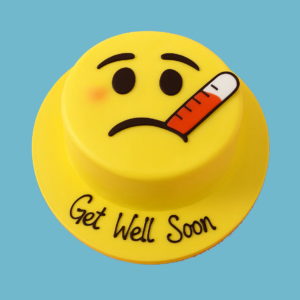 Unwell Emoji Cake