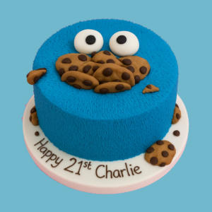 Cookie Monster Cake
