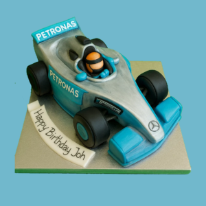 Formula One Racing Car Cake