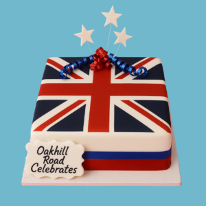 Union Jack Flag Cake