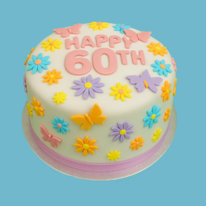 Floral Numbe Cake