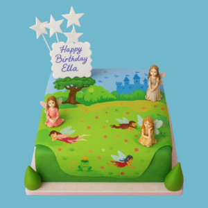 Enchanted Fairy Garden Cake