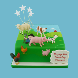 Farm Animal Cake