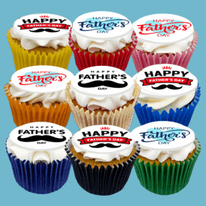 Celebrate Father’s Day with a Box of 15 Father's Day Cupcakes with delicious flavours, perfect for sharing and gifting.