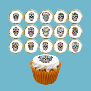 Box of 15 Day of the Dead Cupcakes