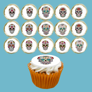 Box of 15 Day of the Dead Cupcakes