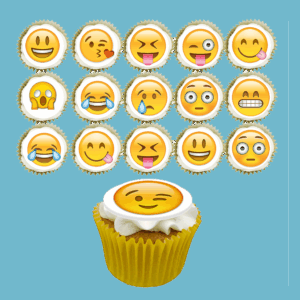 Box of 15 Emoji Cupcakes