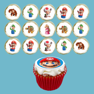 Box of 15 Super Mario Cupcakes