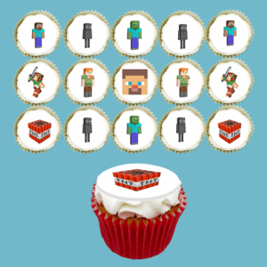 Box of 15 Minecraft Cupcakes