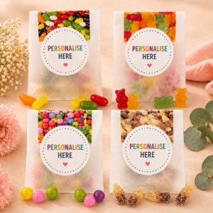 30 Packs of Personalised Sweets