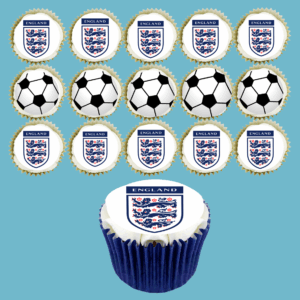 Box of 15 Your Football Team Cupcakes