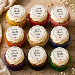 Box of 15 Custom Photo Cupcakes